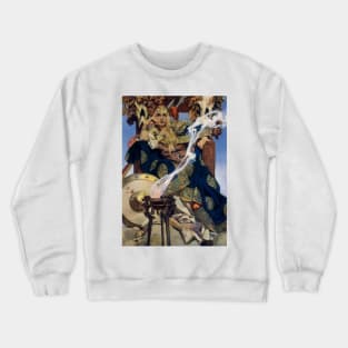 Queen Maeve, Joseph Christian Leyendecker (1907) Crewneck Sweatshirt